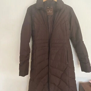 Moncler puffer long brown stunning size 3 or US large